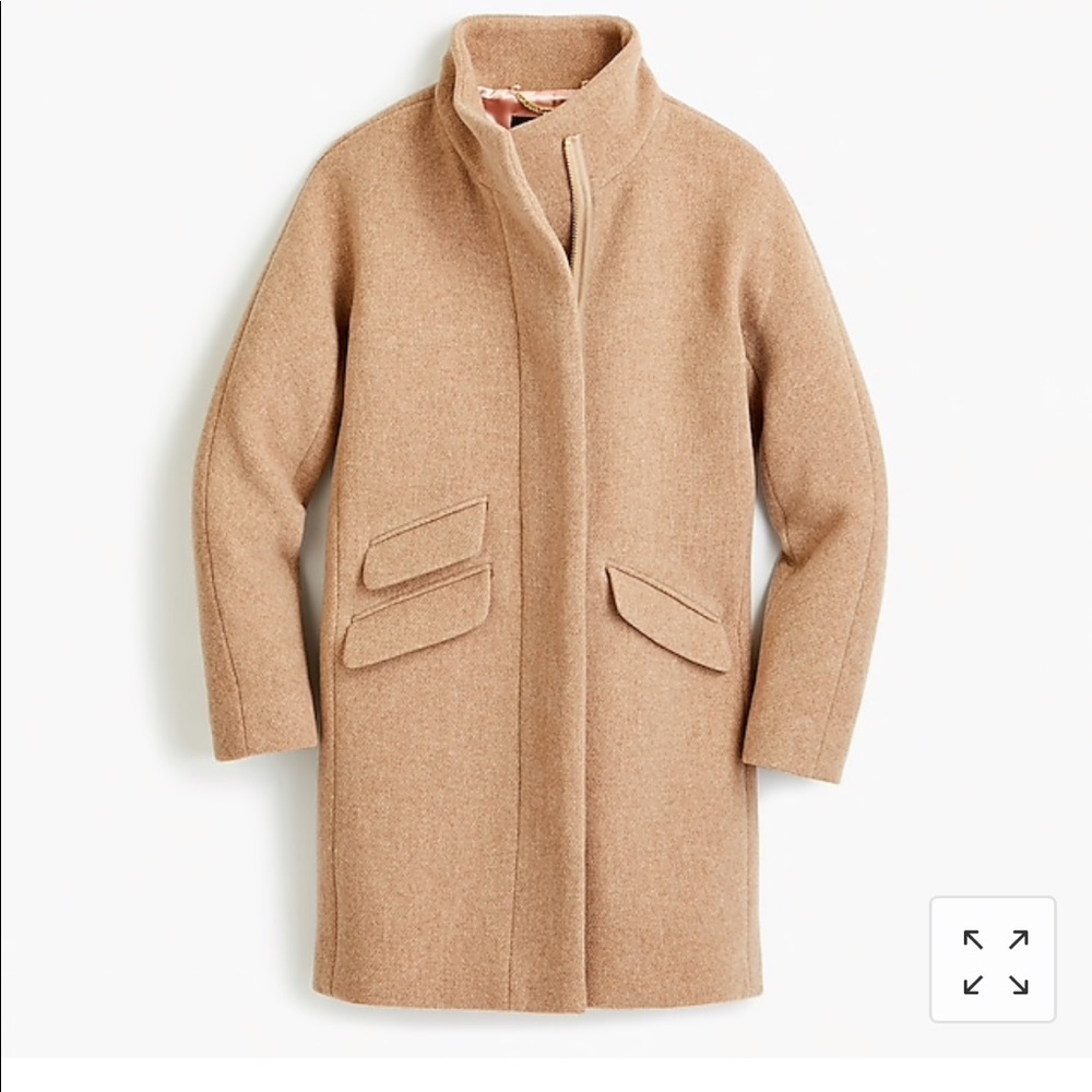 J. Crew Cocoon coat never worn! Classic color!